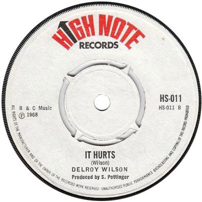 Delroy Wilson : Put Yourself In My Place / It Hurts (7", Single)