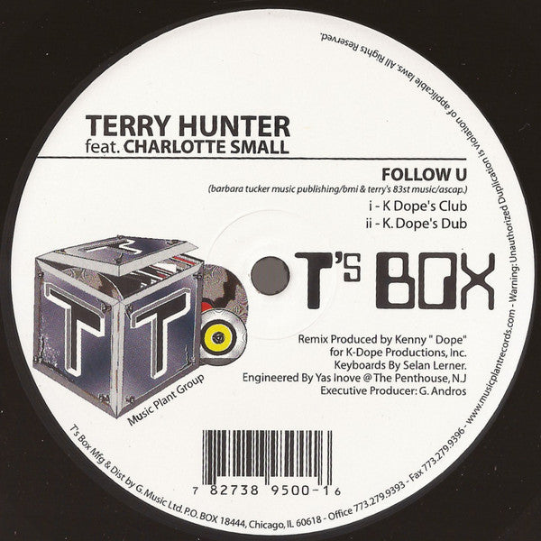 Terry Hunter Feat. Charlotte Small : Follow U (12")