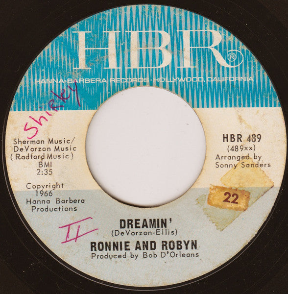 Ronnie & Robyn : Cradle Of Love (7", Single)