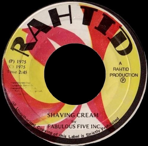 Fabulous Five Inc. : Shaving Cream (7")