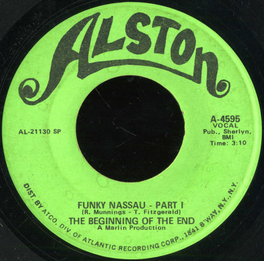 The Beginning Of The End : Funky Nassau (7", Single, SP )