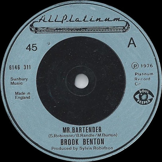 Brook Benton : Mr. Bartender (7")