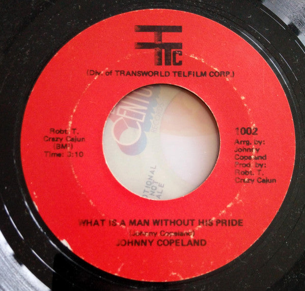 Johnny Copeland : What Is A Man Without His Pride / Do Better Somewhere Else (7", Single)