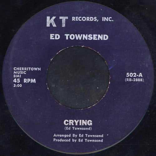 Ed Townsend : Crying (7")