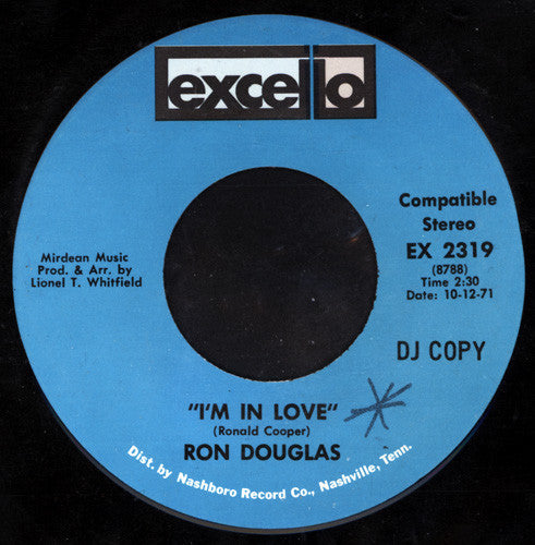 Ron Douglas (2) : I'm In Love (7", Promo)