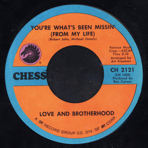 Love And Brotherhood : Sugar Pie Honey (7")