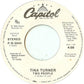 Tina Turner : Two People (7", Single, Promo, Styrene, All)