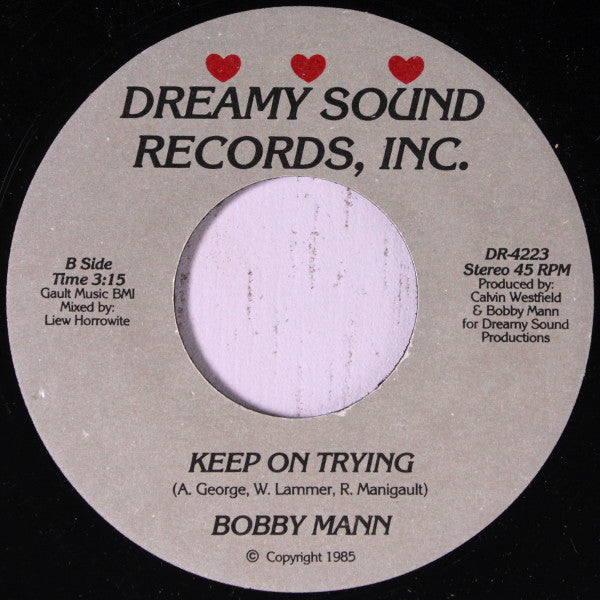 Bobby Mann : Sunshine Lady / Keep On Trying (7")