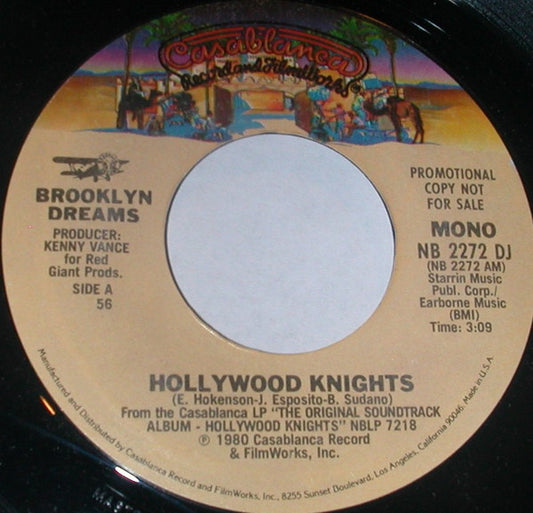 Brooklyn Dreams : Hollywood Knights (7", Single, Mono, Promo)