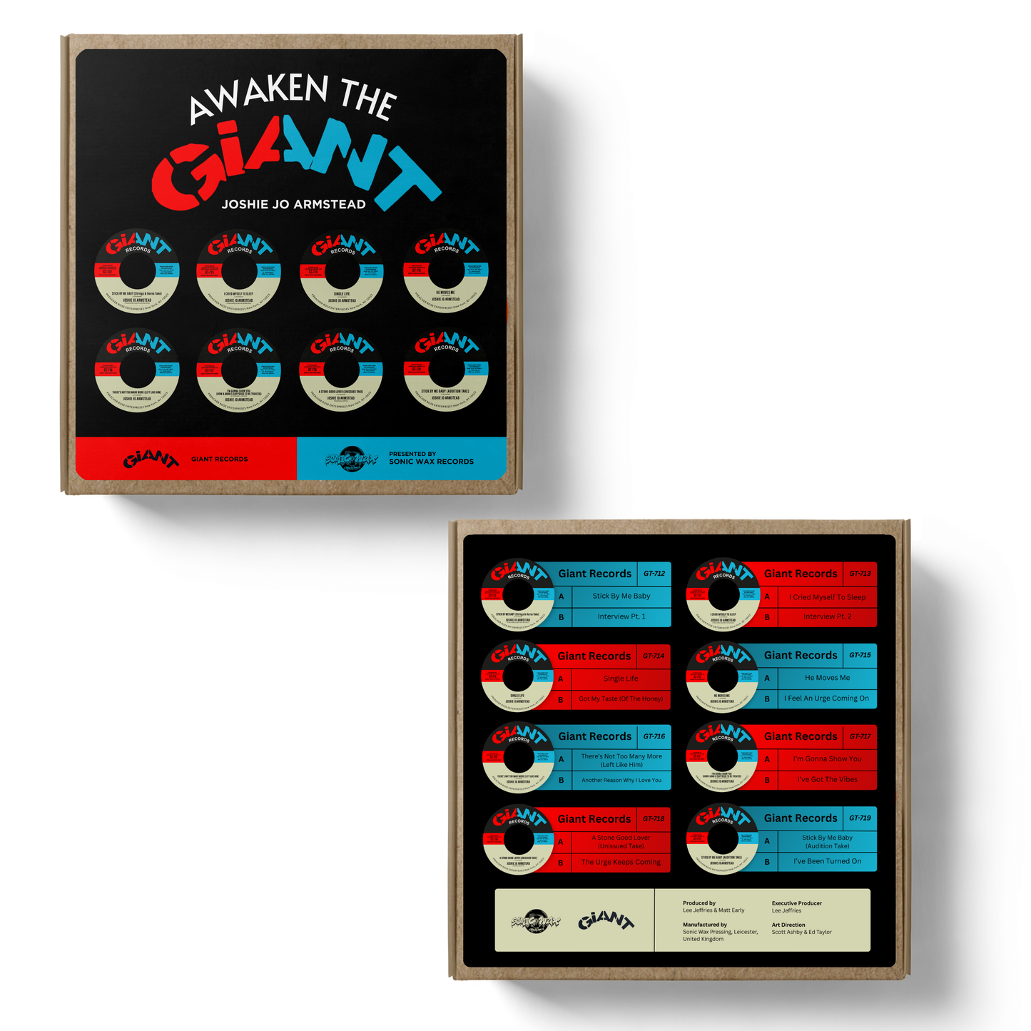 Joshie Jo Armstead - Awaken The Giant (Boxset) 8x Vinyls Unissued Northern Soul Music