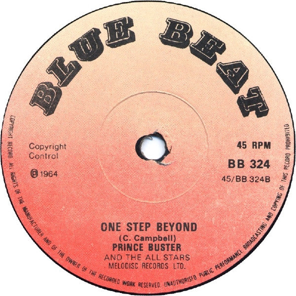 Prince Buster And The All Stars* : Al Capone (7", Single, RP, red)