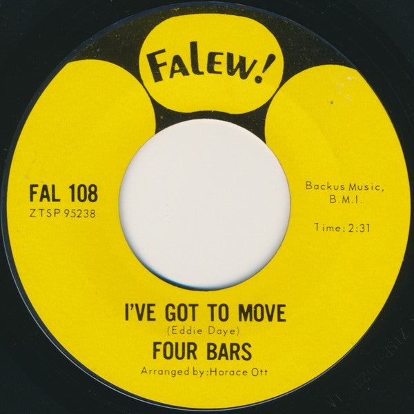 The 4 Bars : Waitin' On The Right Guy / I've Got To Move (7", Single)