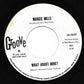 Margie Mills : What About Mine? / Look Who's Crying On My Shoulder  (7", Promo)