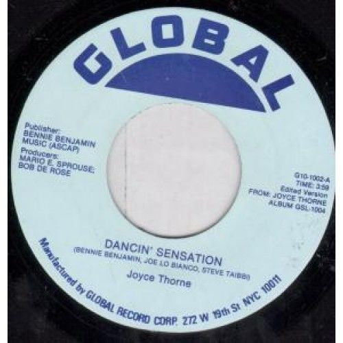 Joyce Thorne : Dancin' Sensation (7", Single)