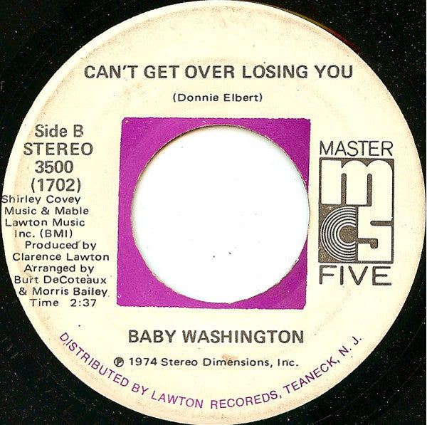 Baby Washington : Care Free (7")