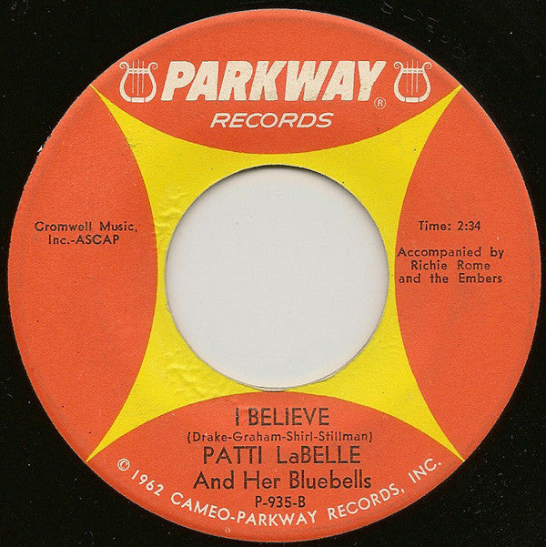 Patti LaBelle And The Bluebells : Danny Boy (7", Single)