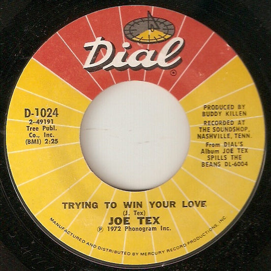 Joe Tex : Trying To Win Your Love (7")