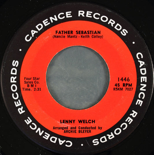 Lenny Welch : Father Sebastian (7")