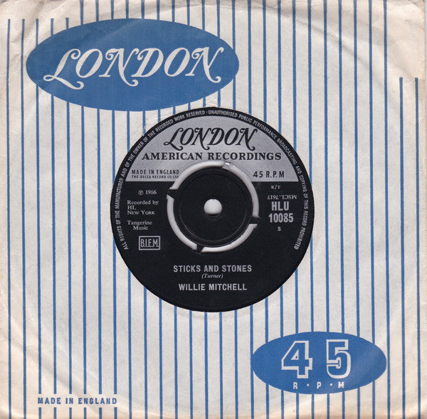 Willie Mitchell : Mercy (7")