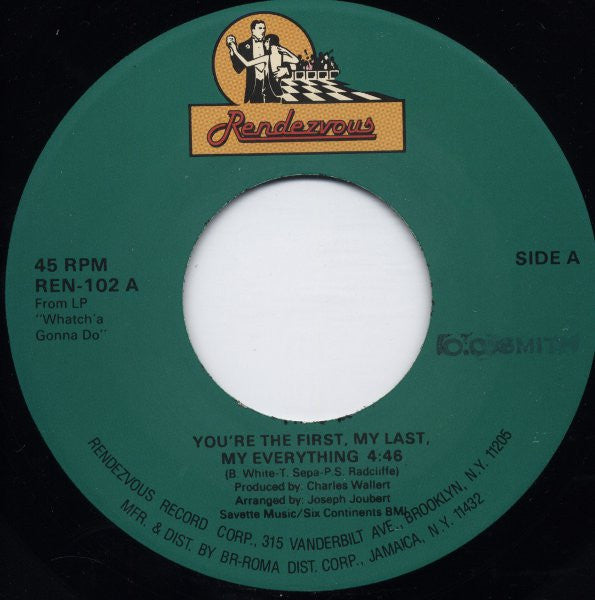 OC Smith : You're The First, My Last, My Everything (7")