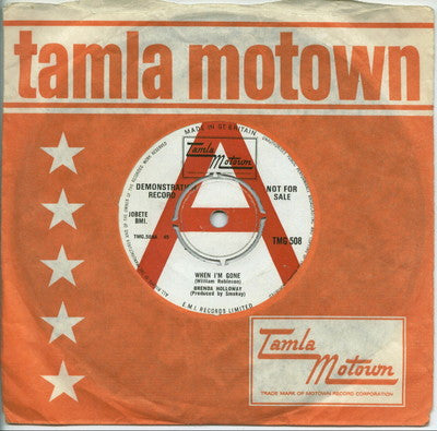 Brenda Holloway : When I'm Gone (7", Single, Promo)