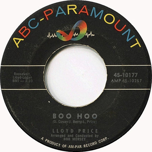 Lloyd Price : Boo Hoo / I Made You Cry (7", Single)