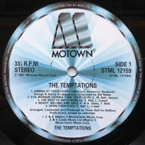 The Temptations : The Temptations (LP, Album)