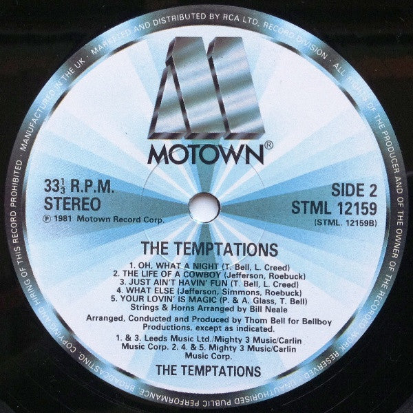 The Temptations : The Temptations (LP, Album)