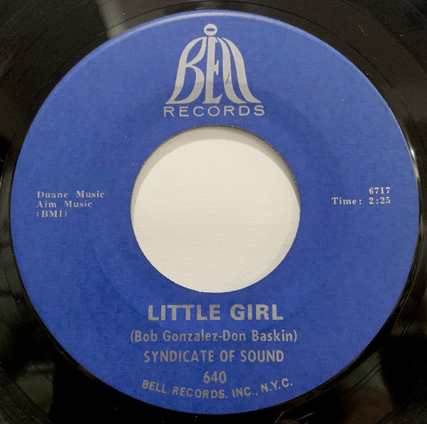 Syndicate Of Sound : Little Girl / You (7", Single, Mono)