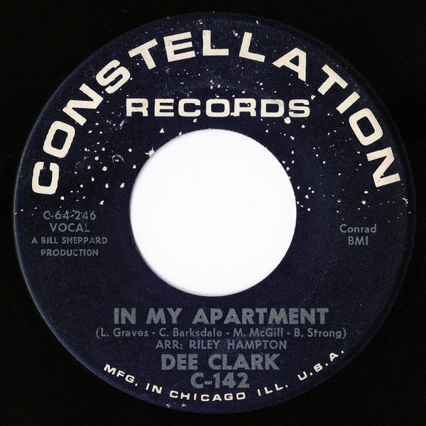 Dee Clark : In My Apartment / I Ain't Gonna Be Your Fool (7", Single)