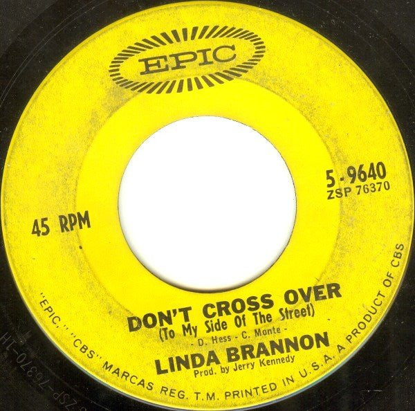 Linda Brannon : Don't Cross Over (7", Single)