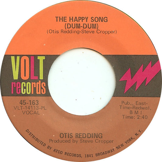 Otis Redding : The Happy Song (Dum-Dum) / Open The Door (7", Single, PL )