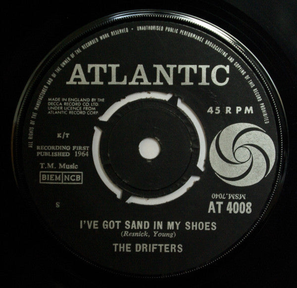 The Drifters : I've Got Sand In My Shoes (7", Single)