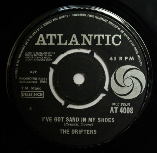 The Drifters : I've Got Sand In My Shoes (7", Single)