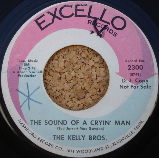 The Kelly Brothers : The Sound Of A Cryin' Man (7", Promo)