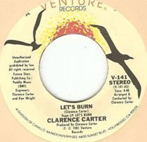 Clarence Carter : Let's Burn / If I Stay (7", Single)