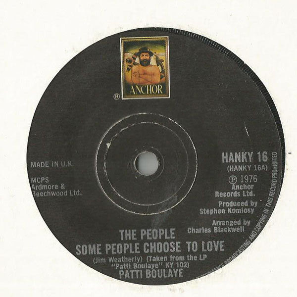 Patti Boulaye : The People Some People Choose To Love (7")