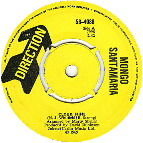 Mongo Santamaria : Cloud Nine (7", Single)