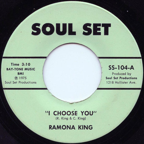 Ramona King : I Choose You / A Few Years Later (7")