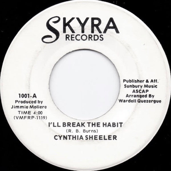 Cynthia Sheeler : I'll Break The Habit / Yes We Do (7")