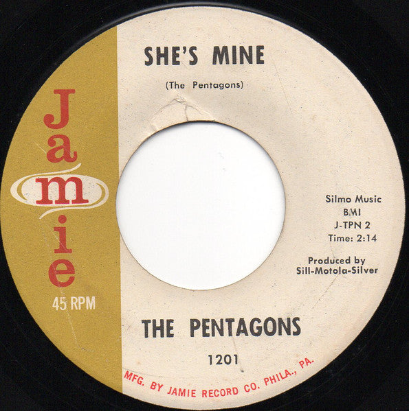 The Pentagons : I Wonder (If Your Love Will Ever Belong To Me) (7", Single)