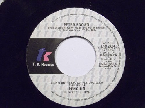 Peter Brown (2) : It's Alright / Penguin (7")