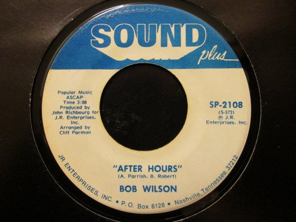 Bob Wilson : Suzy's Serenade / After Hours (7", RE)