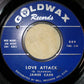 James Carr : Love Attack / Coming Back To Me Baby (7", Styrene, Bes)