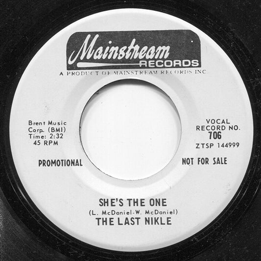 The Last Nikle : She's The One (7", Mono, Promo)