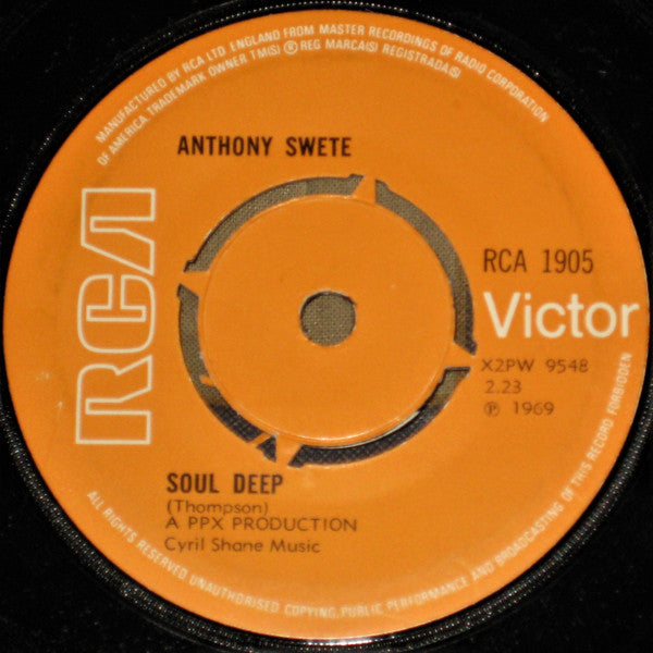 Anthony Swete : Backfield In Motion (7", Single)