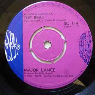 Major Lance : The Beat  (7", Single)