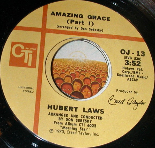 Hubert Laws : Amazing Grace  (7")