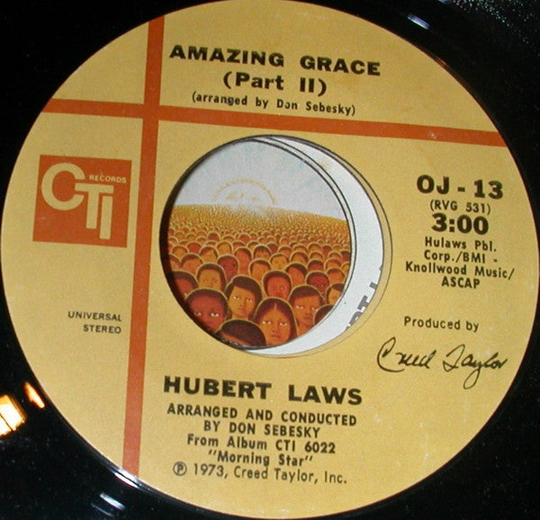 Hubert Laws : Amazing Grace  (7")