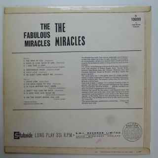 The Miracles : The Fabulous Miracles (LP, Album)